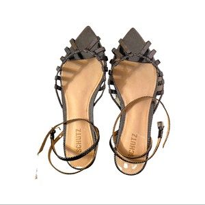 Schultz Metallic leather sandals size 8